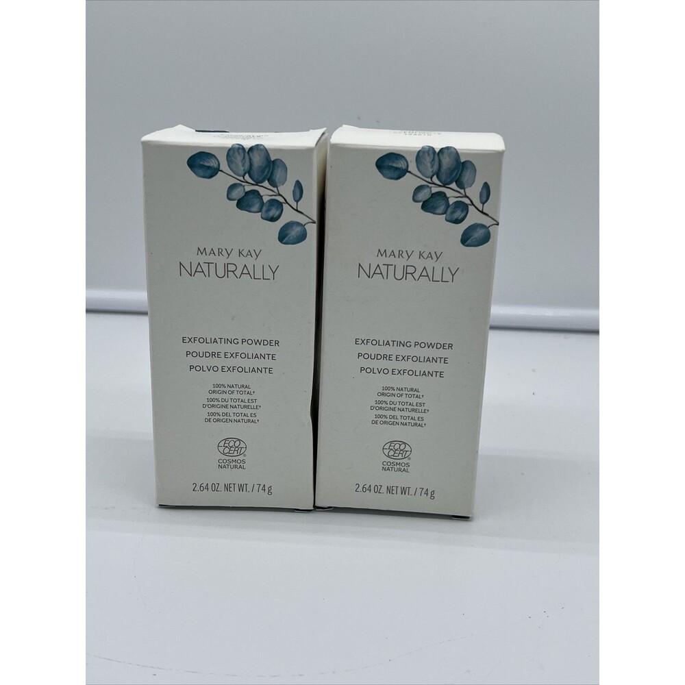MARY KAY NATURALLY EXFOLIATING POWDER 2.64 OZ BOXED (LOT OF 2) NEW IN BOX